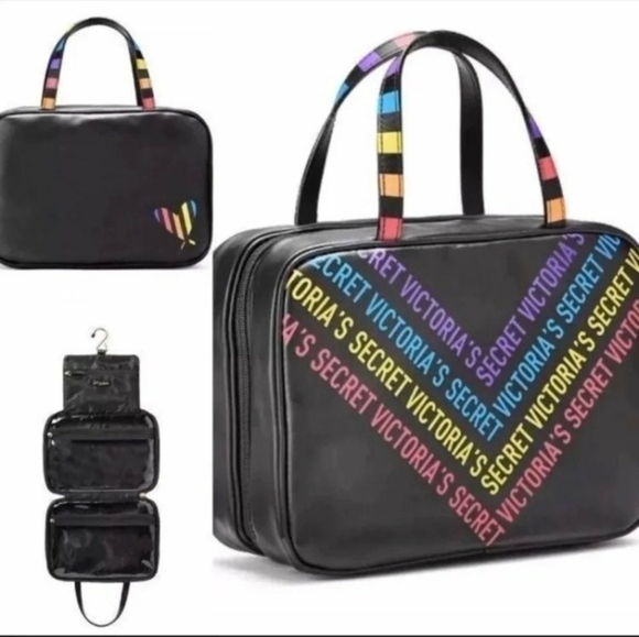 Victoria secret tote / hanging makeup case - Picture 1 of 14